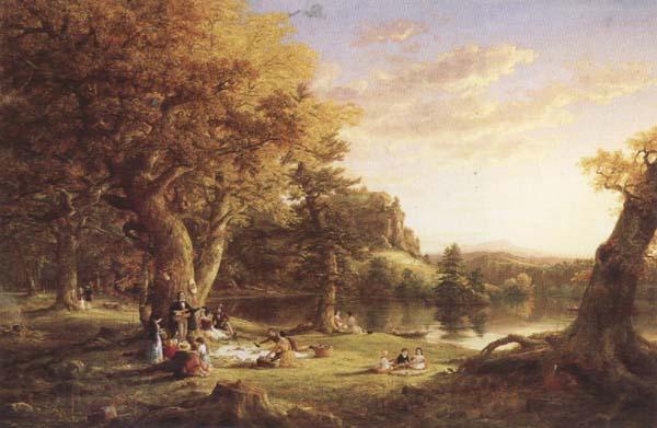 Thomas Cole The Pic-Nic Spain oil painting art